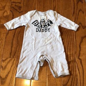 0-3 mo footless Halloween outfit